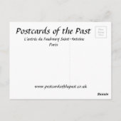 Oud Briefkaart - Parijs (Achterkant)