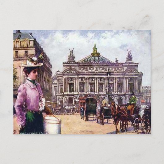Oud Briefkaart - Parijs - l'Opera (Voorkant)