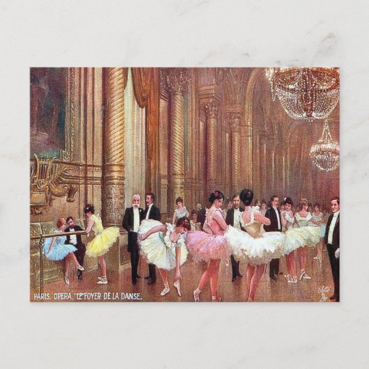 Oud Briefkaart - Parijs Opera (Voorkant)