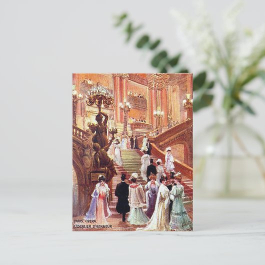 Oud Briefkaart - Parijs Opera (Staand voorkant)