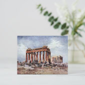 Oud Briefkaart - Parthenon, Athene (Staand voorkant)