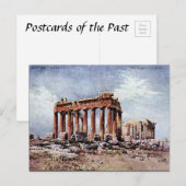 Oud Briefkaart - Parthenon, Athene (Voorkant / Achterkant)