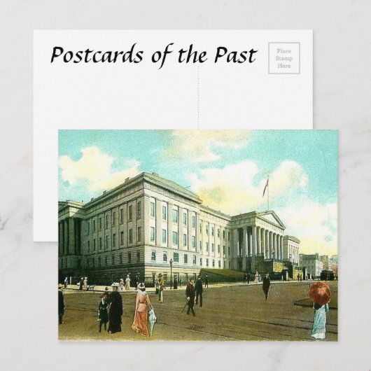 Oud Briefkaart - Patent Kantoor, Washington, DC (Voorkant / Achterkant)