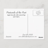 Oud Briefkaart - paus John XXIII (Achterkant)