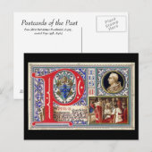 Oud Briefkaart - paus Pius II (Voorkant / Achterkant)