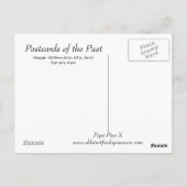 Oud Briefkaart - paus Pius X (Achterkant)