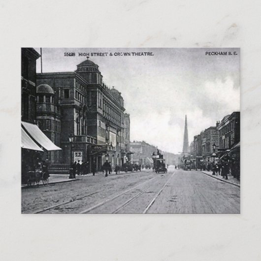 Oud Briefkaart - Peckham, Londen (Voorkant)