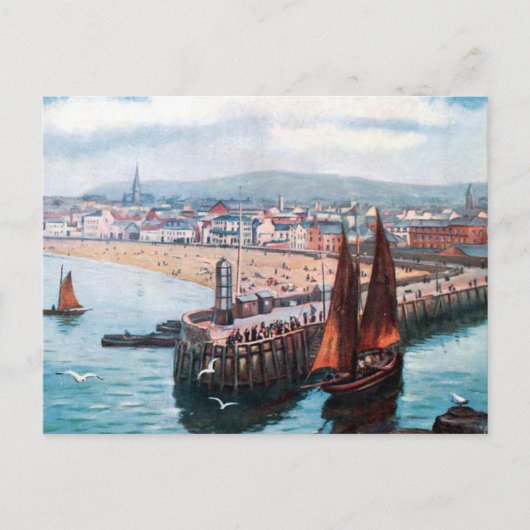 Oud Briefkaart - Peel, eiland Man (Voorkant)