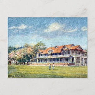 Oud Briefkaart - Penang Cricket Club