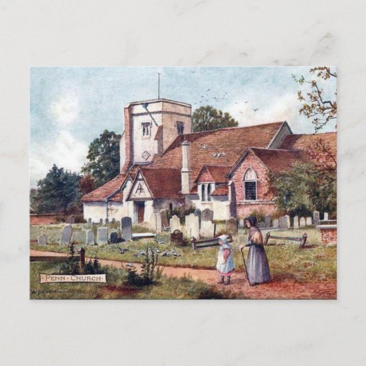 Oud Briefkaart - Penn, Buckinghamshire (Voorkant)