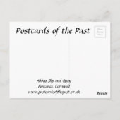 Oud Briefkaart - Penzance, Cornwall (Achterkant)