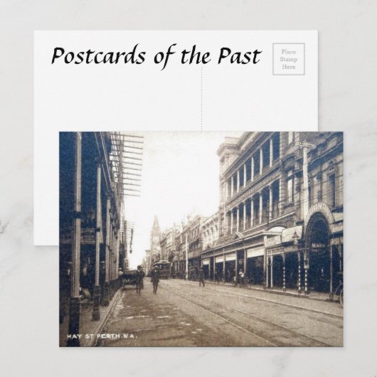 Oud Briefkaart - Perth, Western Australië (Voorkant / Achterkant)