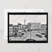 Oud Briefkaart - Pescara, Piazzale Stazione (Voorkant / Achterkant)