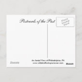 Oud Briefkaart, Philadelphia, PA Briefkaart (Achterkant)