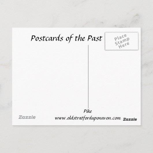 Oud Briefkaart - Pike (Achterkant)