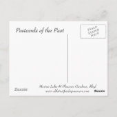 Oud Briefkaart - Pleziertuinen, Rhyl (Achterkant)