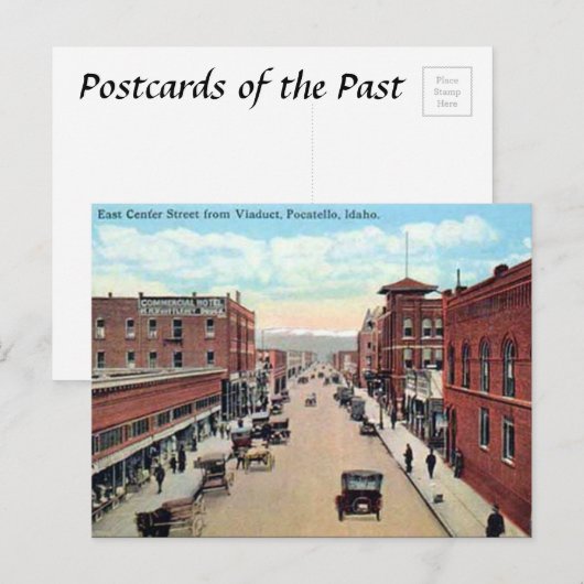 Oud Briefkaart - Pocatello, Idaho, Verenigde State (Voorkant / Achterkant)