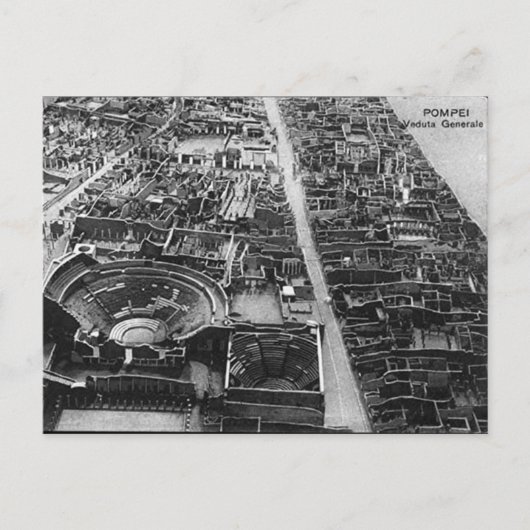 Oud Briefkaart - Pompei (Voorkant)