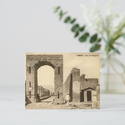 Oud Briefkaart - Pompei, Arco di Calligola (Staand voorkant)