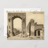Oud Briefkaart - Pompei, Arco di Calligola (Voorkant / Achterkant)