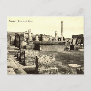 Oud Briefkaart - Pompei, Tempio di Giove