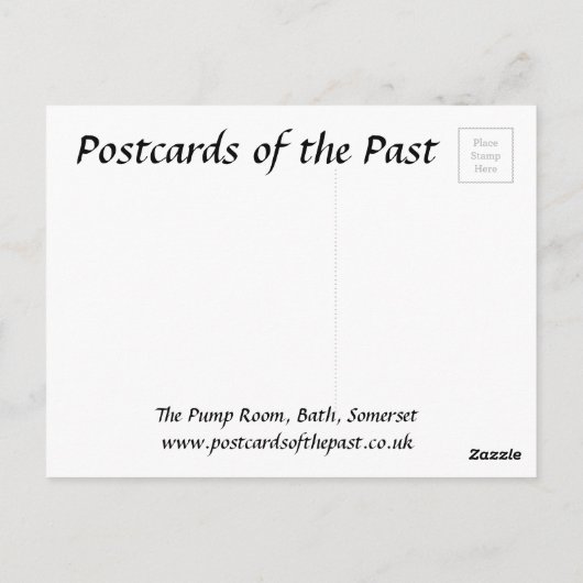 Oud Briefkaart - Pompkamer, Bath, Somerset (Achterkant)