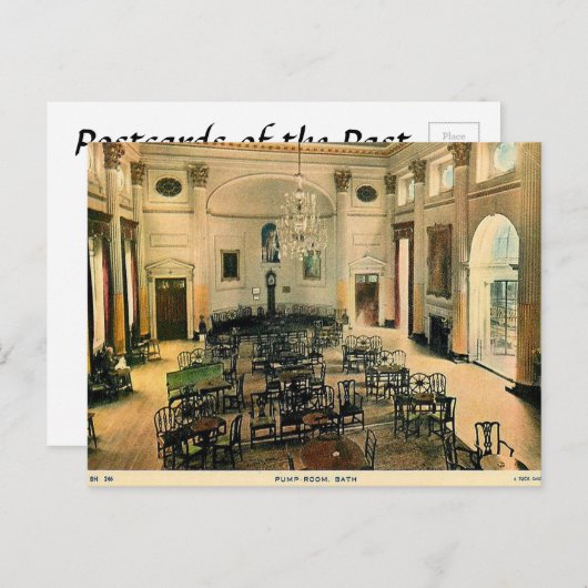 Oud Briefkaart - Pompkamer, Bath, Somerset (Voorkant / Achterkant)