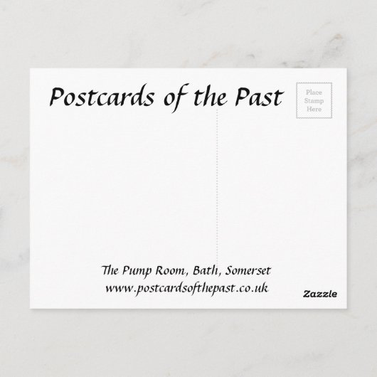Oud Briefkaart - Pompkamer, Bath, Somerset (Achterkant)