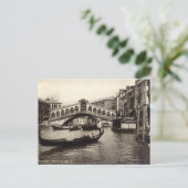 Oud Briefkaart - Ponte di Realto, Venezia (Staand voorkant)