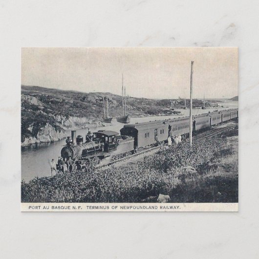 Oud Briefkaart — Port-aux-Basques, Newfoundland (Voorkant)