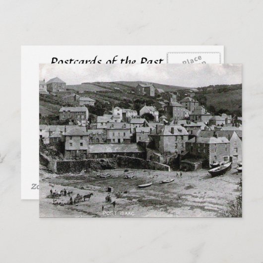 Oud Briefkaart - Port Isaac, Cornwall (Voorkant / Achterkant)