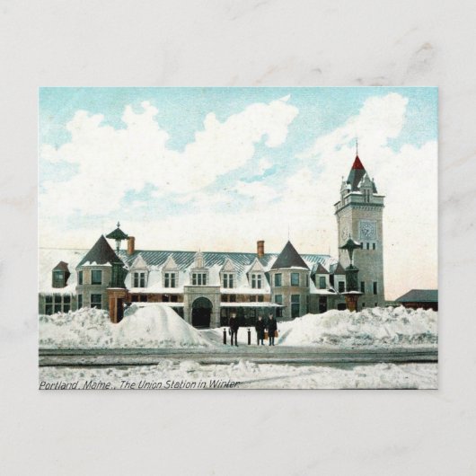 Oud Briefkaart - Portland, Maine (Voorkant)