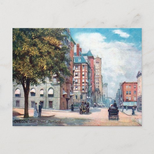 Oud Briefkaart - Portland, Oregon (Voorkant)