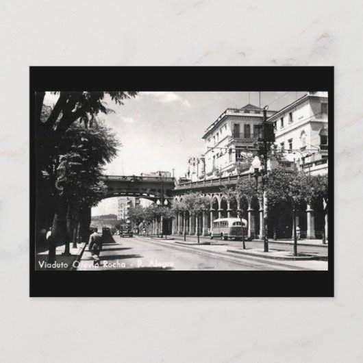 Oud Briefkaart - Porto Alegre, Brazilië (Voorkant)