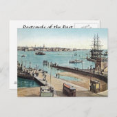 Oud Briefkaart - Portsmouth Harbour (Voorkant / Achterkant)