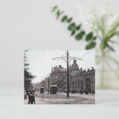 Oud Briefkaart - Post Midland, Leicester (Staand voorkant)