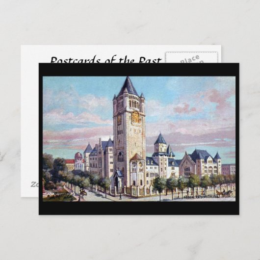 Oud Briefkaart - Poznan, Polen (Voorkant / Achterkant)