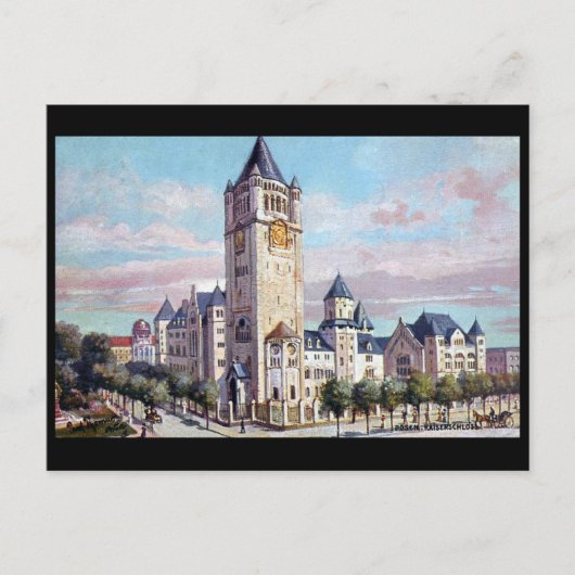 Oud Briefkaart - Poznan, Polen (Voorkant)