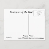 Oud Briefkaart - Poznan, Polen (Achterkant)