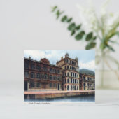Oud Briefkaart - Praya Central, Hongkong (Staand voorkant)