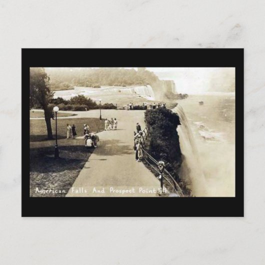 Oud Briefkaart - Prospect Point, Niagara-Herfsten (Voorkant)