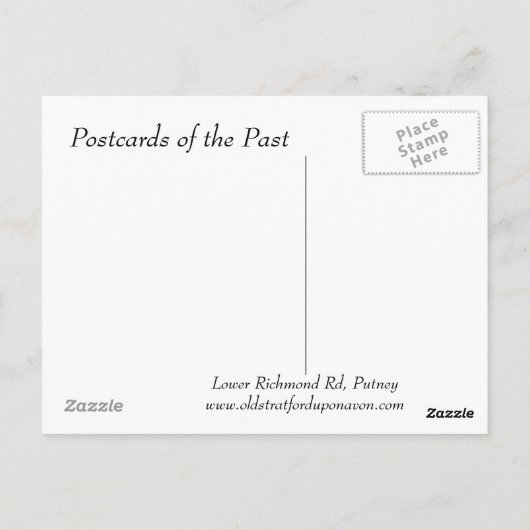 Oud Briefkaart - Putney, Londen (Achterkant)