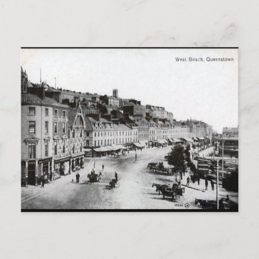 Oud Briefkaart - Queenstown, Co Cork (Voorkant)