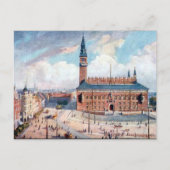 Oud Briefkaart - Rådhuspladsen, Kopenhagen (Voorkant)