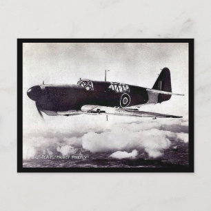 Oud Briefkaart - RAF Fairey Firefly
