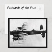 Oud Briefkaart - RAF Lancaster Bomber (Voorkant / Achterkant)