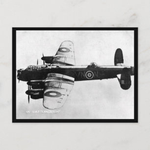 Oud Briefkaart - RAF Lancaster Bomber