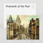 Oud Briefkaart - Rechtbanken, Londen (Voorkant / Achterkant)