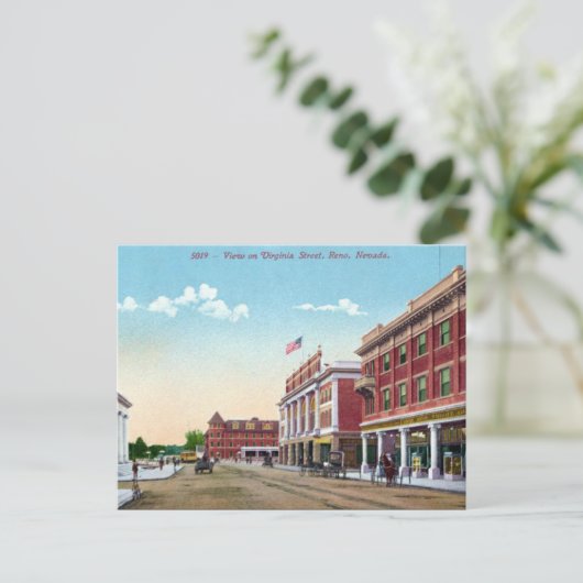 Oud Briefkaart - Reno, Nevada (Staand voorkant)