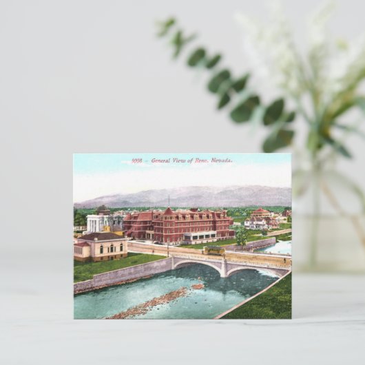 Oud Briefkaart - Reno, Nevada, Verenigde Staten (Staand voorkant)